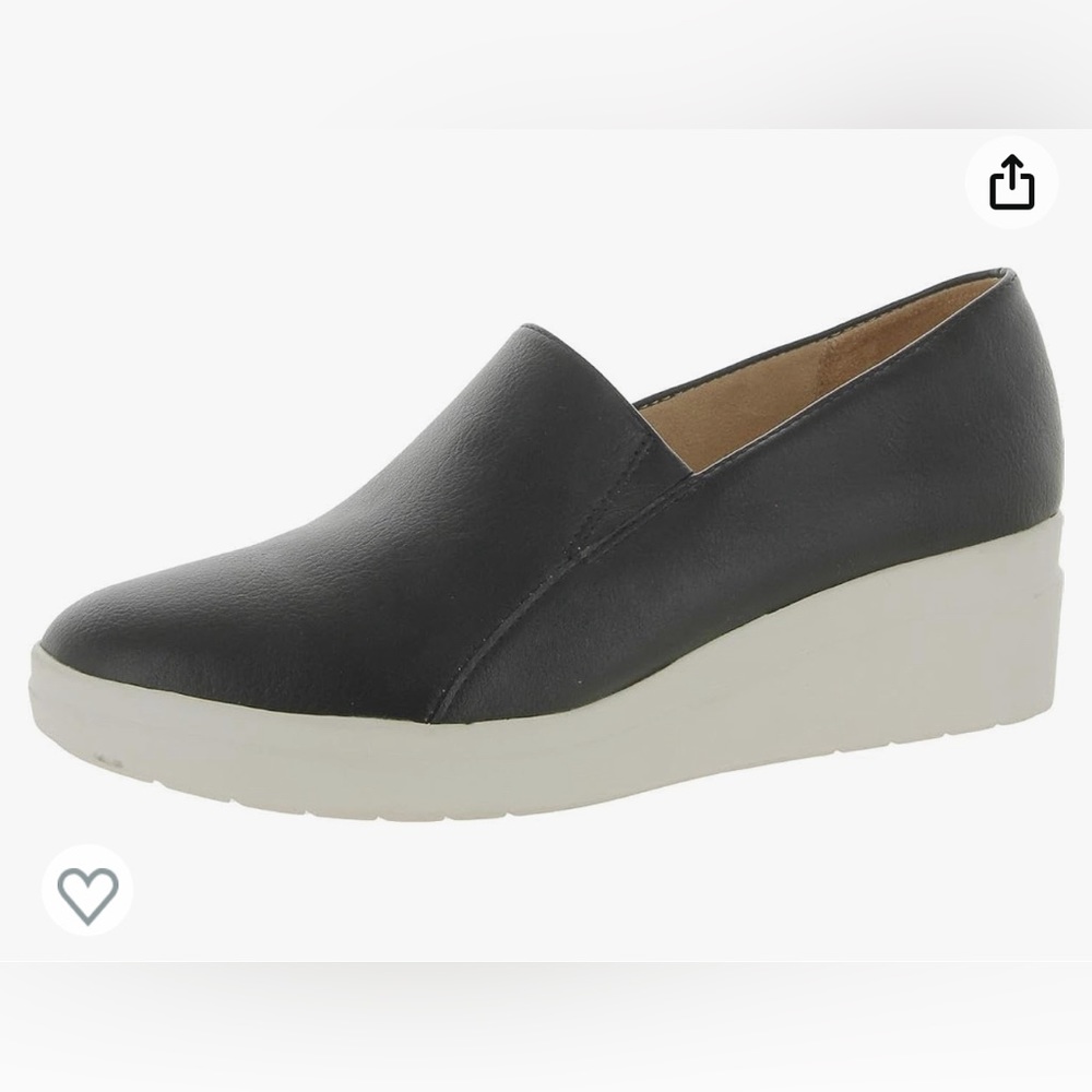 Naturalizer Sandra leather wedge slip-on sneaker 8M